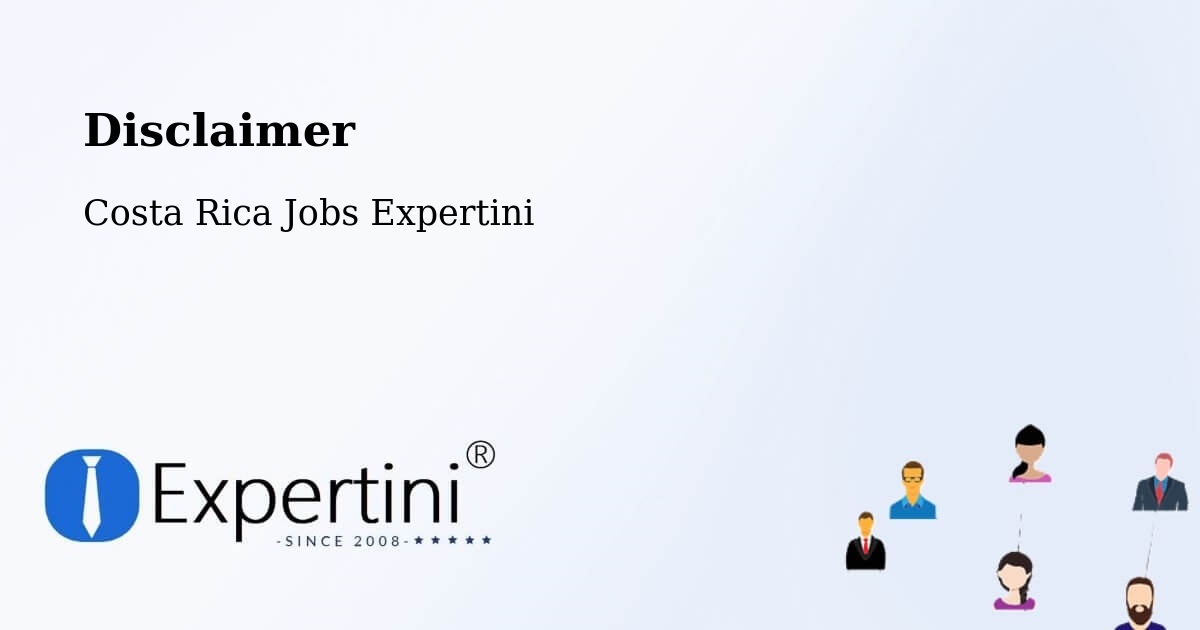 Disclaimer – Concepción - Costa Rica Jobs Expertini