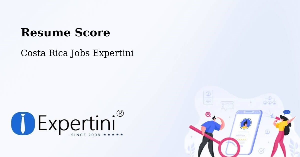 Resume Score & Job Description Match Tool – Concepción - Costa Rica Jobs Expertini